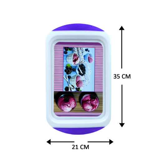 3774 Medium Plastic Tray For Kitchen And General Purpose