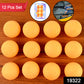 Konex Star Seamless Table Tennis Balls (12 Pcs Set)