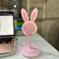 Cute Bunny Mobile Stand Holder for Desk & Kids Study Table (Color may vary)