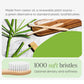 Eco-Friendly Natural Bamboo Toothbrush with Medium Bristles (2 Pc)