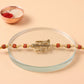 Jai Shree Ram Rudraksha Rakhi Golden Arrow Pendant Beaded Rakhi For Brother (1 Pc)