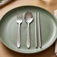Portable Stainless Steel Cutlery Set Fork Spoon Chopsticks Pouch (4 Pc Set)