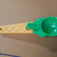 1-Piece Plastic Ice Cream & Watermelon Scooper with Trigger Dipper