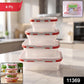 Collapsible Food Storage Container Set Airtight Foldable Lunch Box (4 Pc Set)