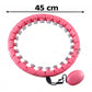 Adjustable Smart Weighted Hula Hoop With Massage Ball For Waist Slimming (1 Pc)
