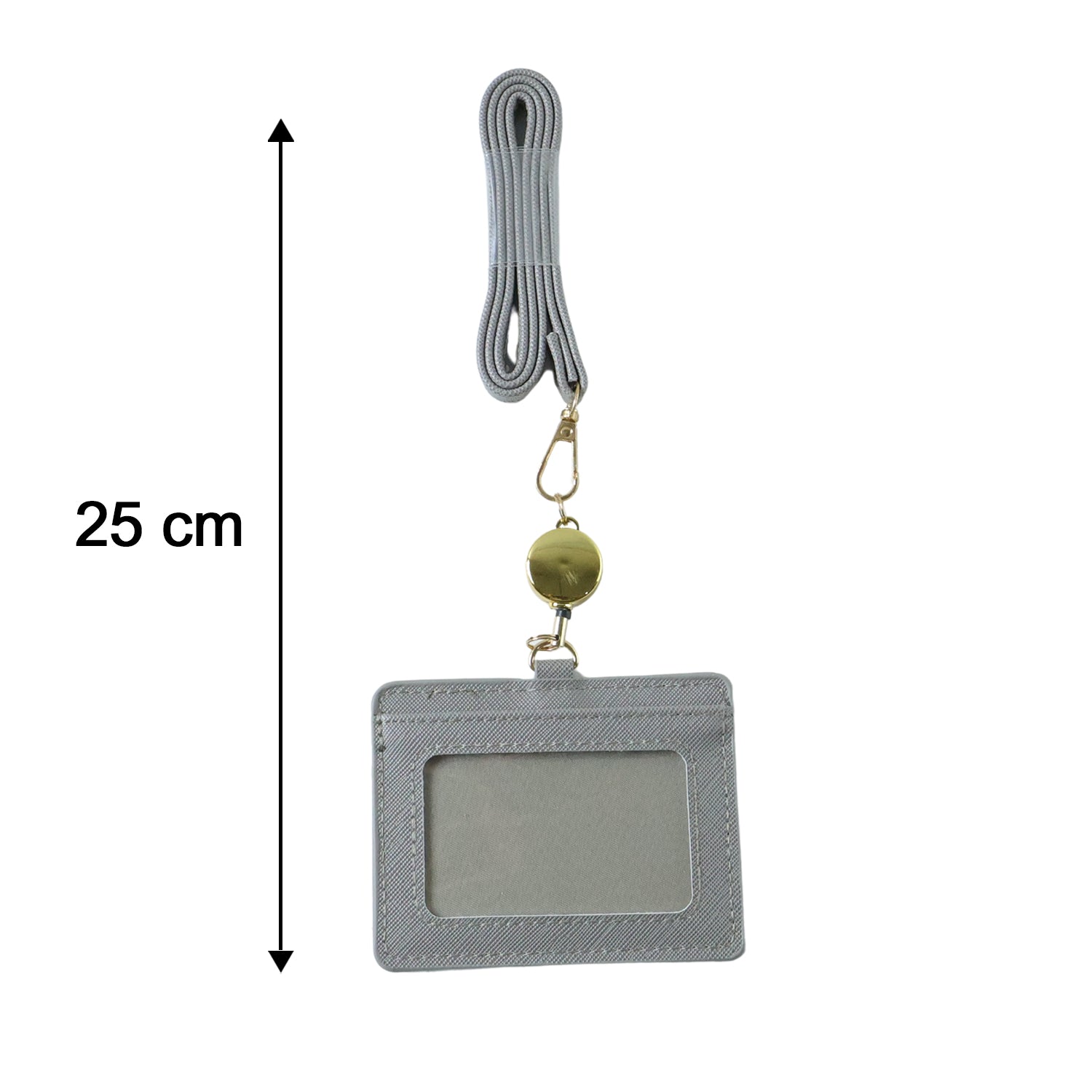 Premium Id Card Holder With Adjustable Neck Strap (1 Pc)
