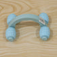 Handheld 4 Roller Body Massager For Muscle Relaxation Arms Legs And Back (1 Pc)