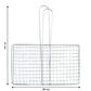 Heavy-duty Stainless-steel Barbecue Grill Basket (1 Pc)