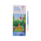 Kids Water Colour Painting Book With Brush (1 Set 12 Pages)