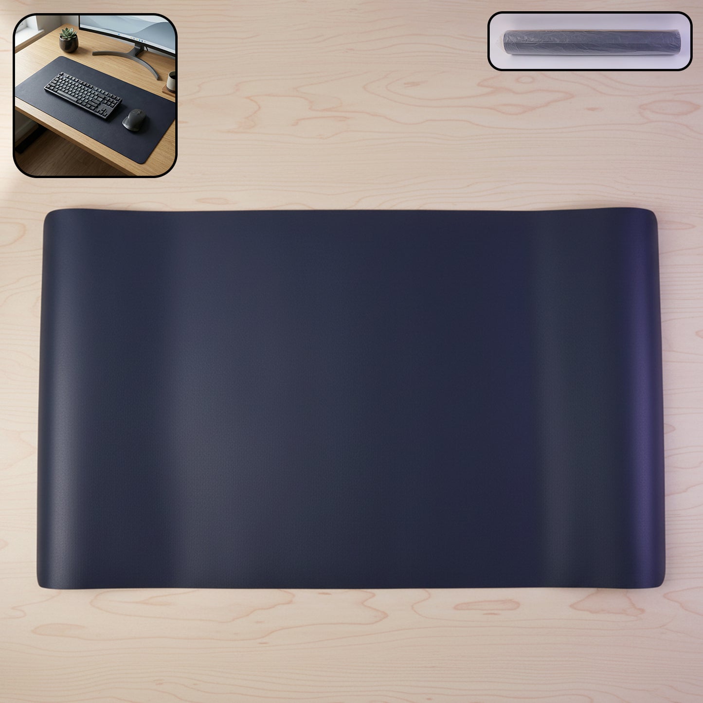 Premium Large Desk Mat Mouse Pad (1 Pc 60x35 Cm)