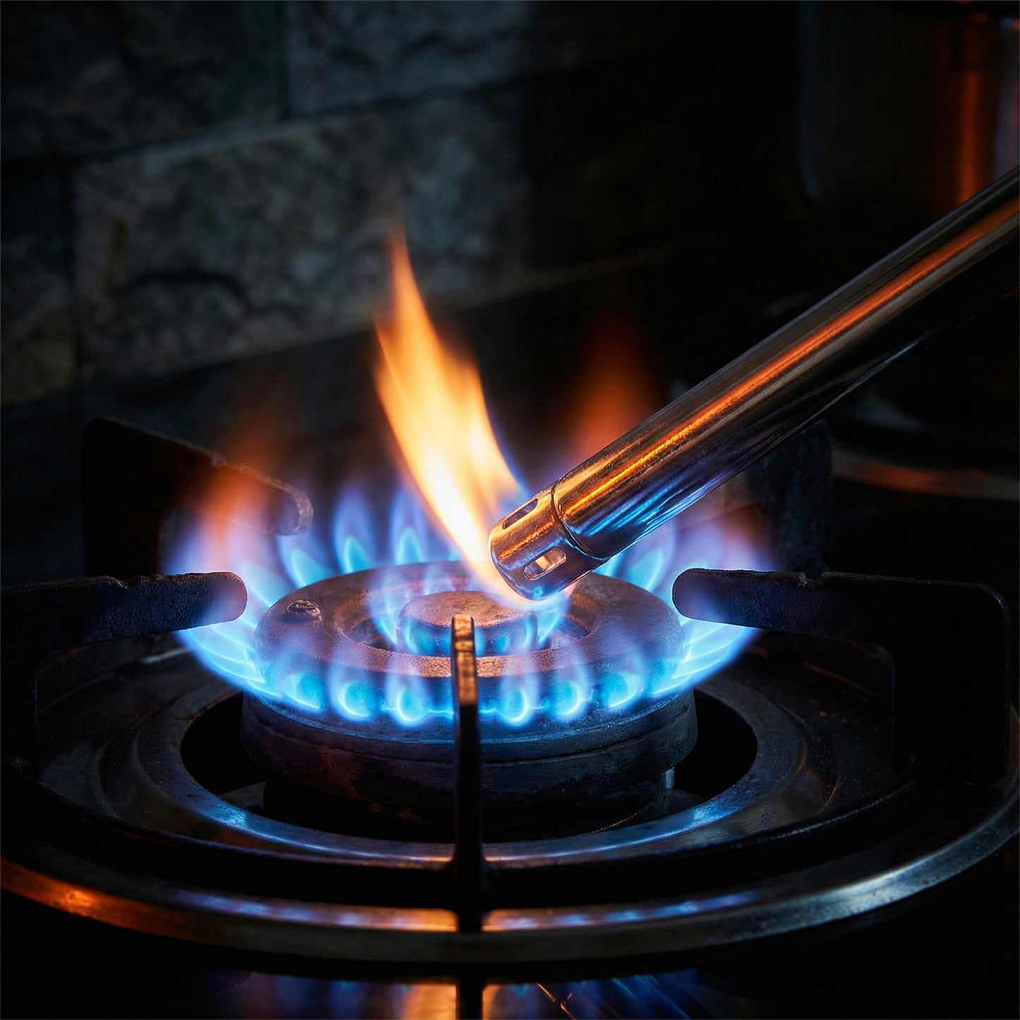 Long Stainless-steel Gas Stove Lighter (1 Feet)