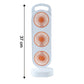 Portable 3 In 1 Design Triple Head Table Fan (1 Pc)