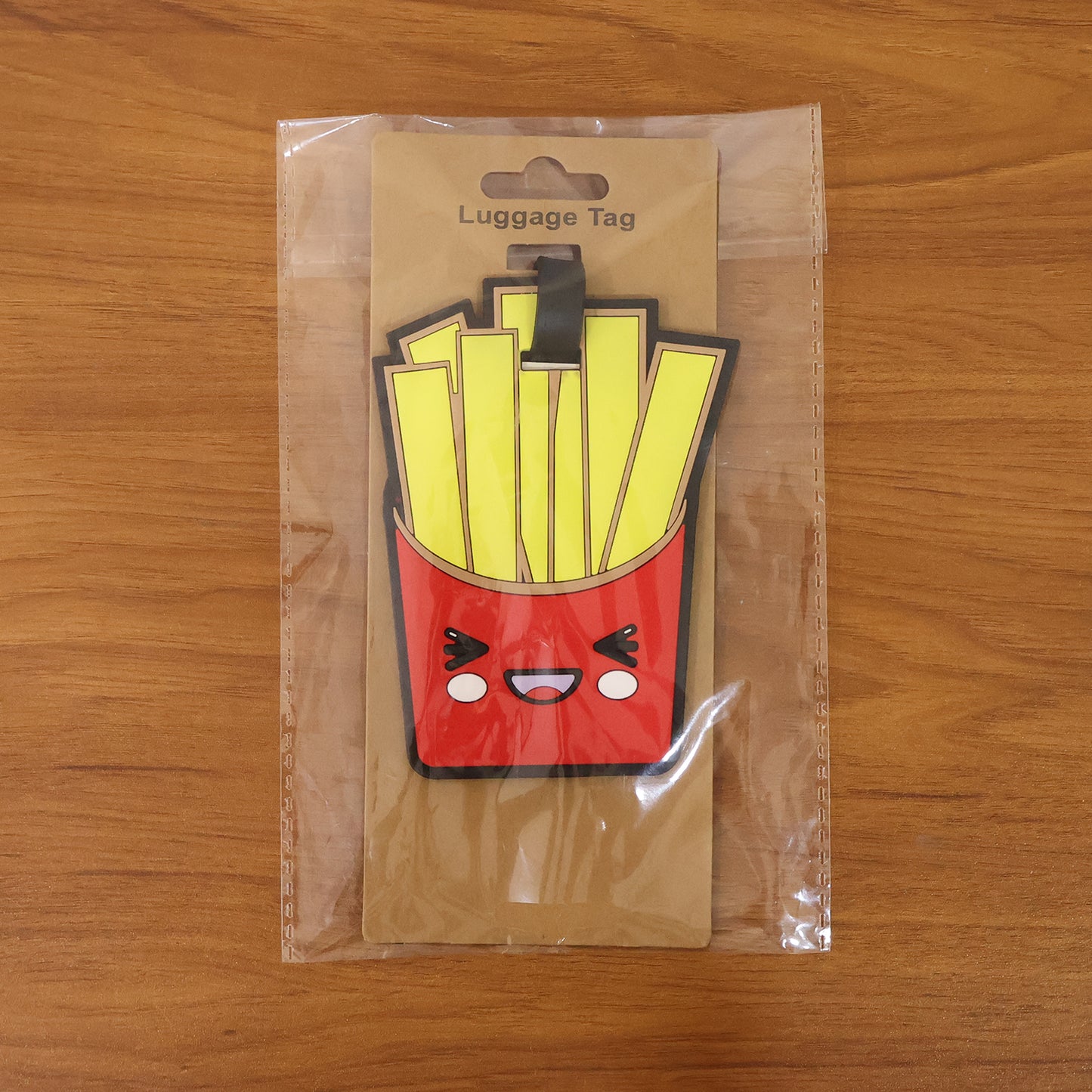 Cute French Fries Design Travel Identification Luggage Bag Tag
