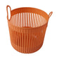 Plastic Round Storage Basket With Dual Handles For Home And Office Use (1 Pc)