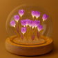 DIY Flower Dome LED Night Lamp Decorative Table Light Kit