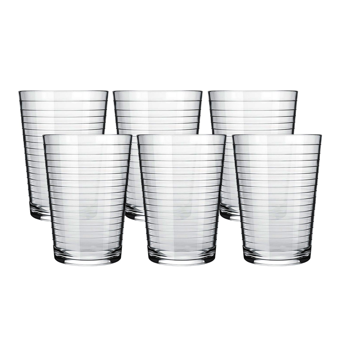 Apex Pyramid Ringo Plastic Glass  300ml Approx  Durable Crystal-clear Tumbler