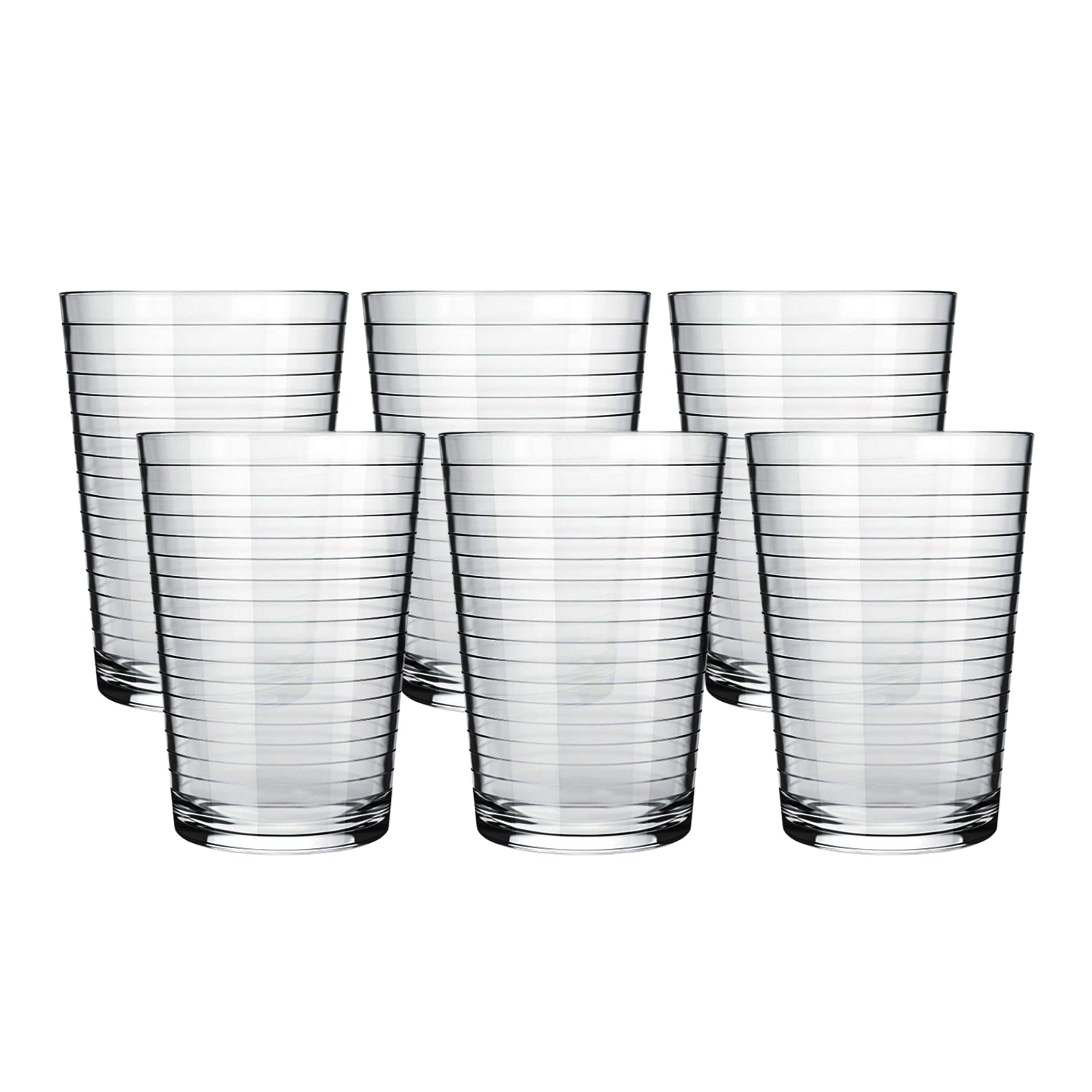 Apex Pyramid Ringo Plastic Glass  300ml Approx  Durable Crystal-clear Tumbler