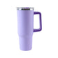 Konvex Large Capacity Insulated Tumbler Mug With Handle And Straw 1200 Ml Approx