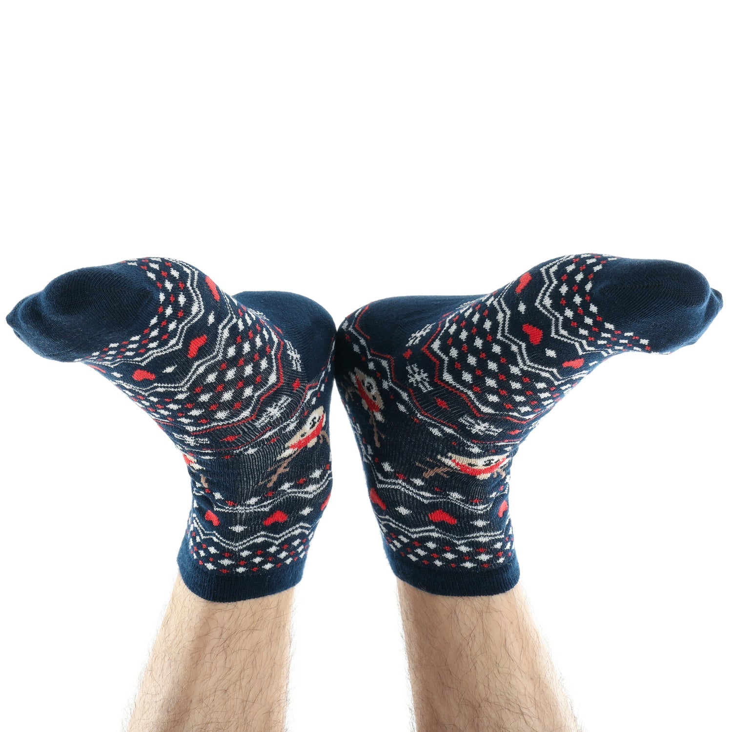 7372 Mix Design Socks For Men. Premium Ankle Length Sports Socks With Thick Cotton Cushion
