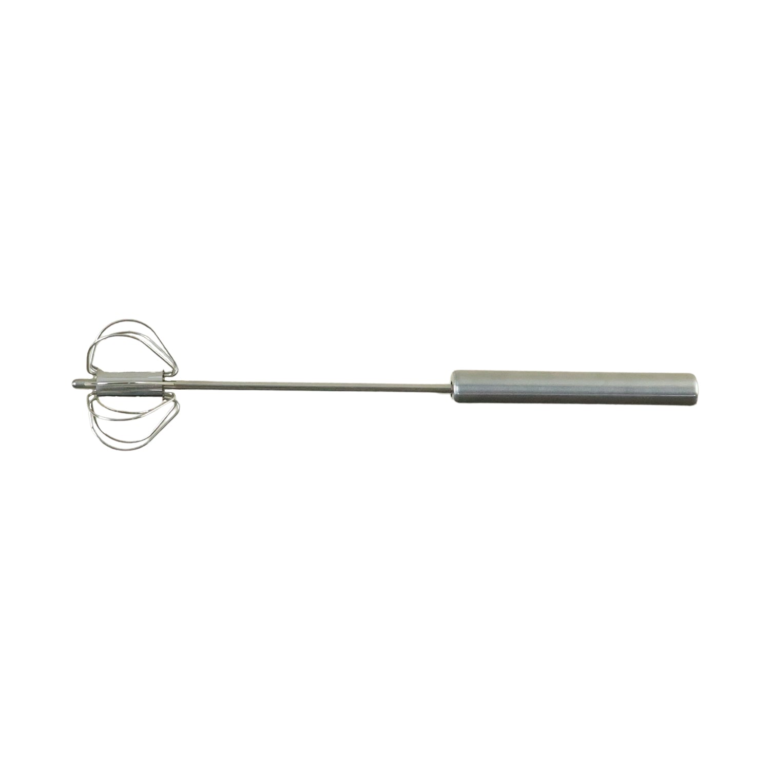 Stainless Steel Hand Push Rotary Whisk (1 Pc 29 Cm)