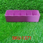 Colourful bead storage tray clear plastic multiple sections for easy access