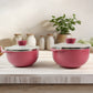 Apex Premium Plastic Serving Bowl Set With Lids (2 Pc)