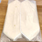 Premium Cream Travel Makeup & Toiletry Organizer Pouch with Zipper & Handle (1 Pc)