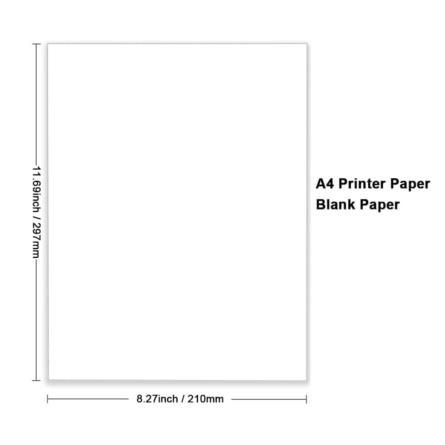 High Quality A4 Size Multipurpose Copier Printing Paper 500 Sheets Pack