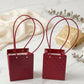 Stylish Foldable Flower Packaging Bag With Handle For Bouquet And Gifting (1 Pc)