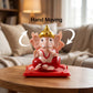 Small Hand-Moving Ganesha Idol with Rotating Hands (1 Pc)