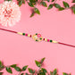 Flower Motif Rakhi With Moon-shaped Design