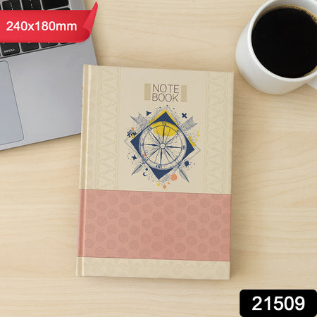 Hardbound Diary  Notebook (1 Pc  100 Pages  240x180mm)