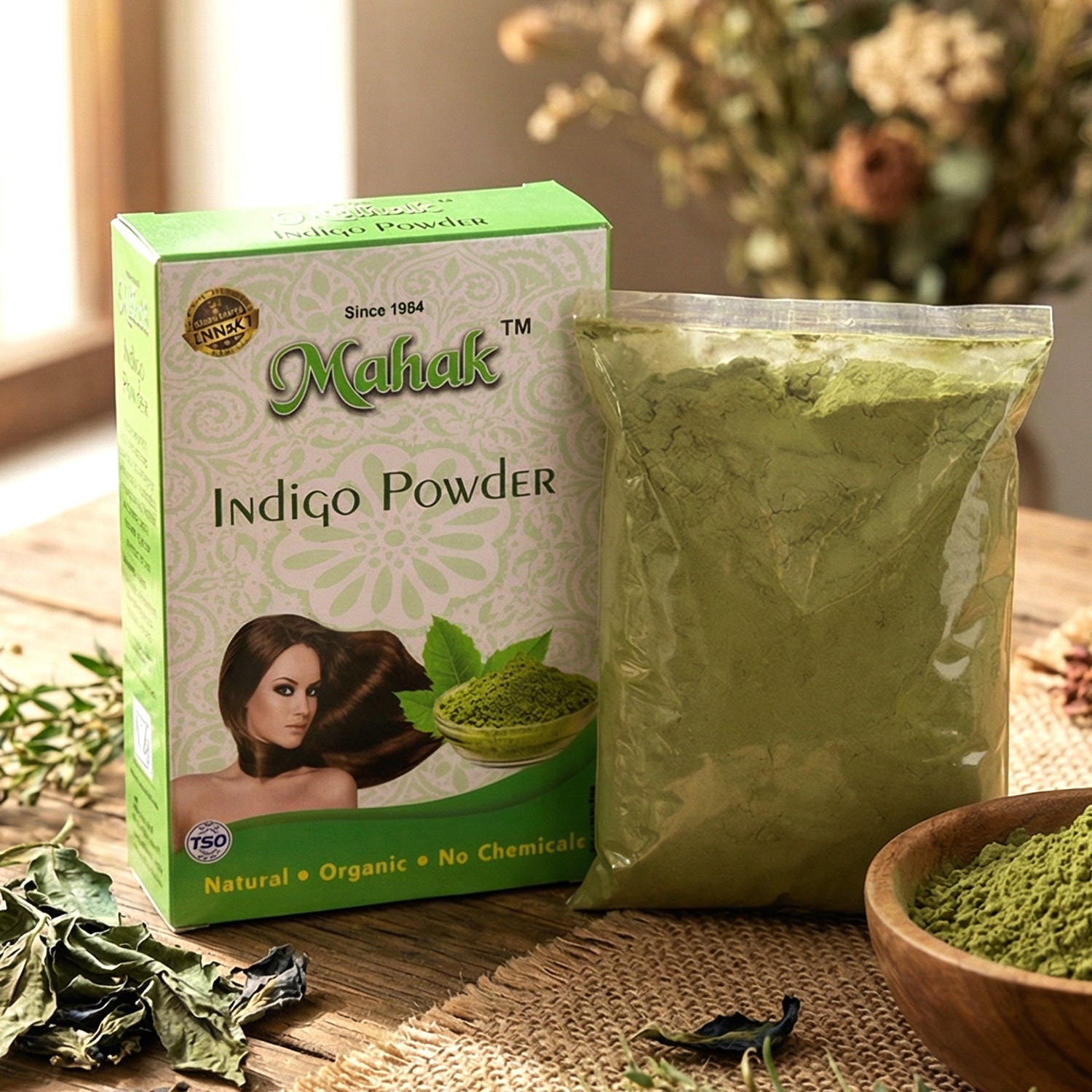 Natural Indigo Powder For Traditional Hair Care  80 Gm