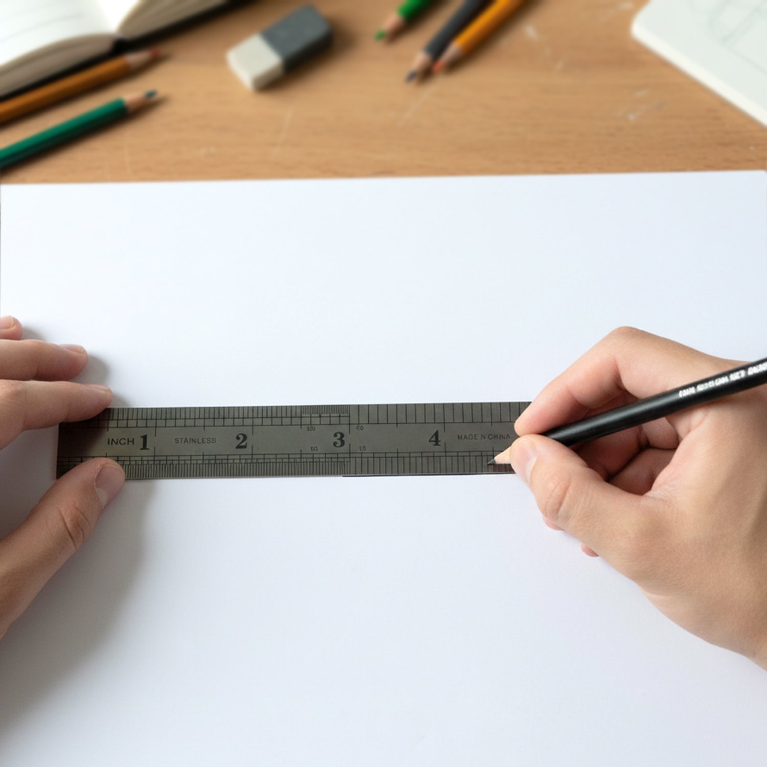 Precision Measuring Ruler Scale (15 Cm 1 Pc)
