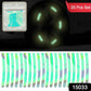 Reflective Car Wheel Stickers  Multicolored 20 Pcs For Night Safety  Velvet Wheels