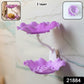 Wall Mounted Plastic 2 Layer Soap Dish Holder (1 Pc)