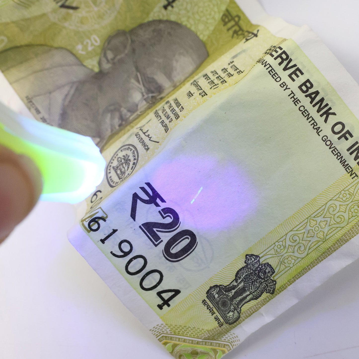 Mini Led Keychain Uv Light With Blue Light (1 Pc)