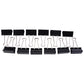 Black Metal Binder Clips (19 Mm 12 Pieces Set)