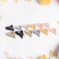 Triangle Shape Mix Color Plastic Hair Claw Clip  1 Pc Durable Grip For Women And Girls