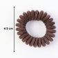Soft Stretchable Telephone Wire Style Hair Bands Set (1 Pc)