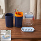Bathroom Accessories Combo Set Tumbler Toothbrush Holder And Soap Dish (1 Set)