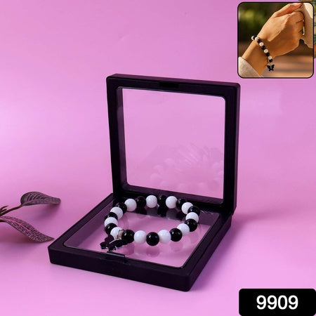 Elegant Black And White Fancy Bracelet (1 Pc)