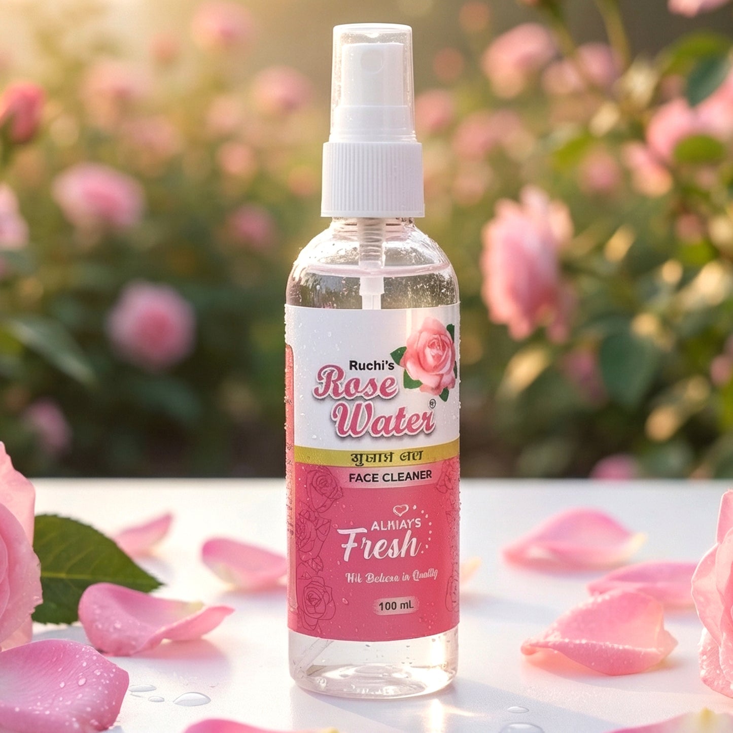 Rose Water Face Mist Spray 100 Ml