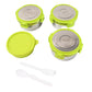 Stainless Steel Tiffin Lunch Box Container  Dabba With 4 Side Clip Lock Lid For Office  School Use Food Grade  Air Tight  Easy To Carry  Leak Proof