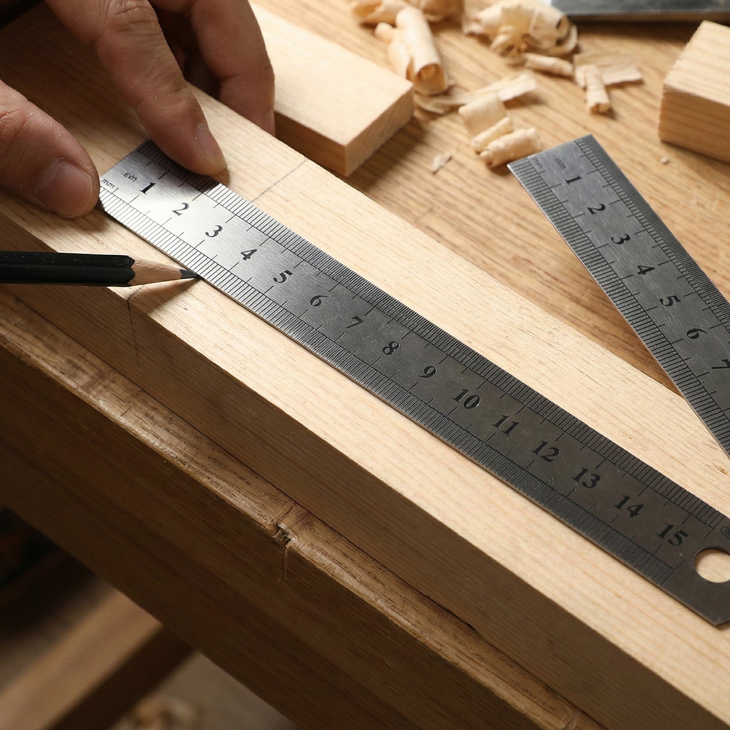 Precision Measuring Ruler Scale (15 Cm 1 Pc)
