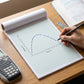 Oddy A4 Graph Paper 1mm Square Grid (25 Sheets Pad)