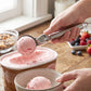 Stainless Steel Trigger Release Ice Cream Scoop Cookie Dough Scooper (1 Pc)