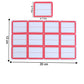 Writable Label Stickers  50 Sheets