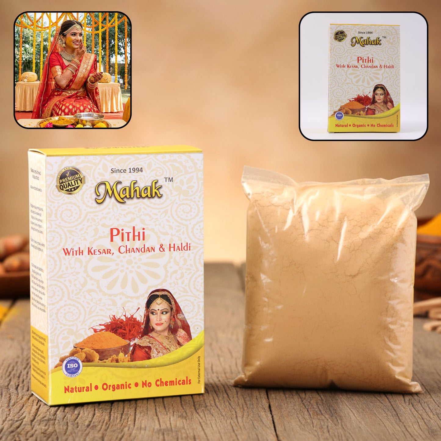 Traditional Face And Body Mahak Pithi  100 Gm