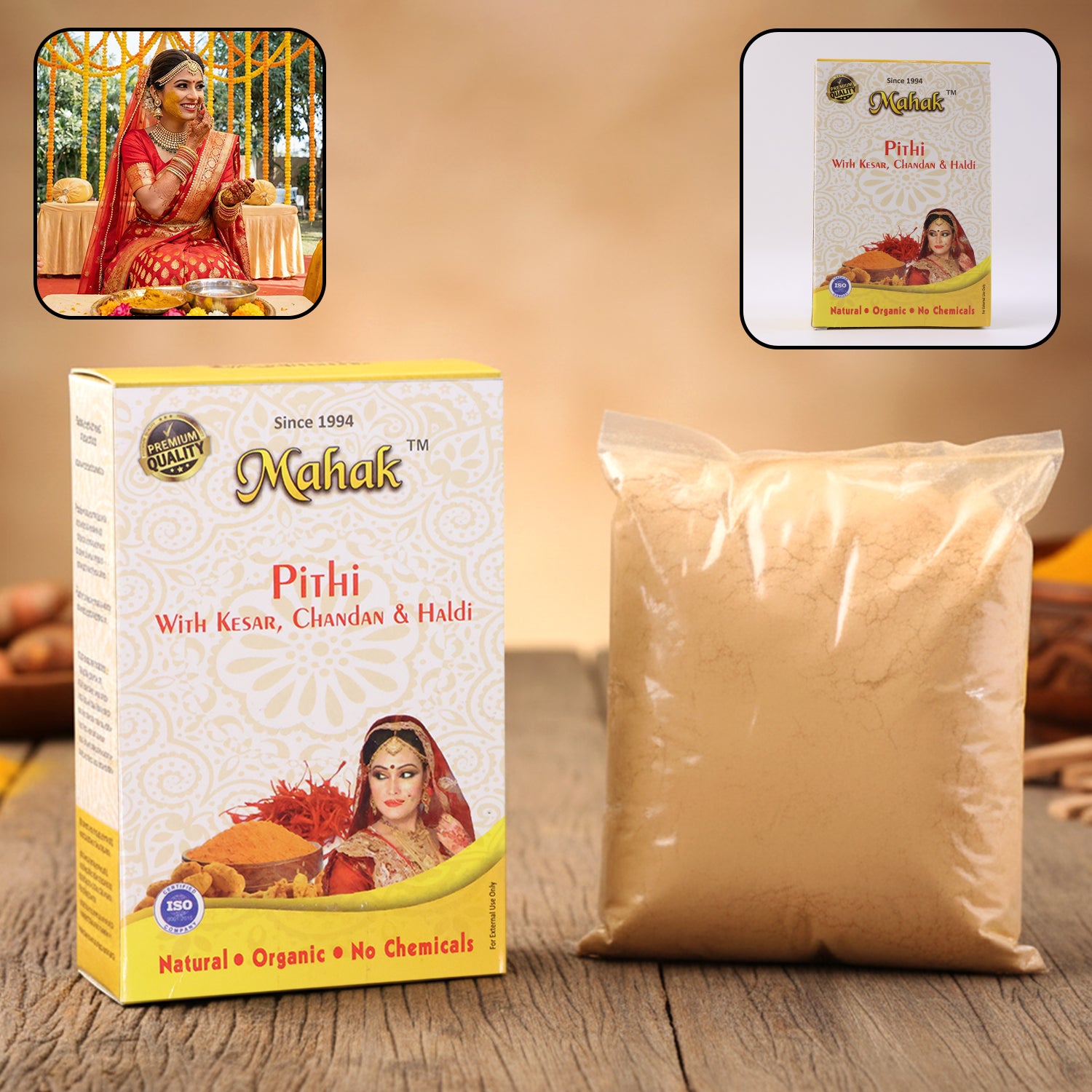 Traditional Face And Body Mahak Pithi  100 Gm